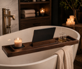 Walnut Bath Caddy Tray