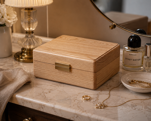 Custom Ash Wood Jewelry Box – Deposit